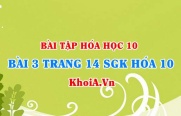 Bài 3 trang 14 SGK Hóa 10: Số khối, Số hiệu nguyên tử, nguyên tử khối trung bình